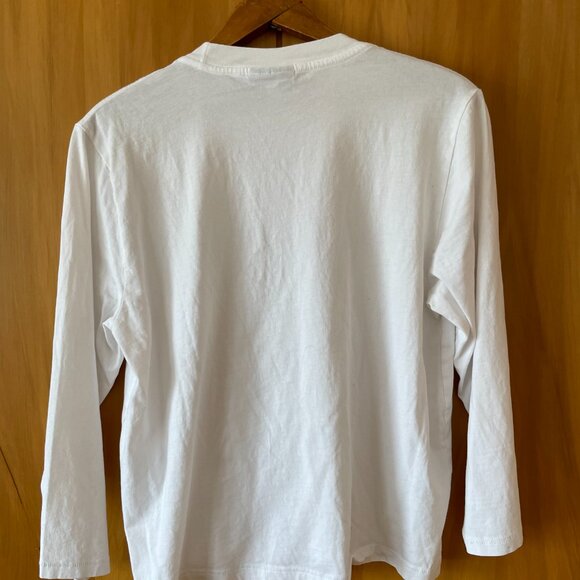 Frank And Oak 3/4 Sleeve Boxy T-Shirt Sz M - Picture 3 of 3